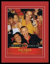 2000 Bacardi by Night Rum Framed 11x14 ORIGINAL Vintage Advertisement - $34.64