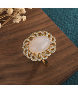 Imitation Jade Open Ring (Adjustable) - $25.96 CAD