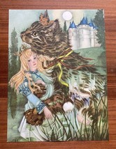 Kip The Enchanted Cat Art Print Book Plate Adrienne Segur - £47.08 GBP