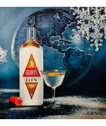 1963 Gilbey&#39;s London Dry Gin Advertisement Vintage Liquor Distillery DWXX3 - $33.94 CAD