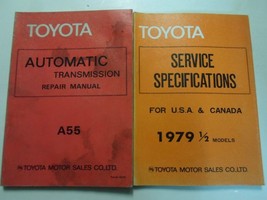 1979 Toyota A55 Transmission Service Réparation Atelier Manuel Set OEM Livres 79 - £17.53 GBP