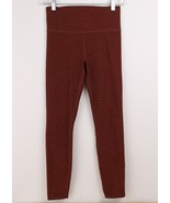 VUORI Clean Elevation Leggings Brick Heather Red Women&#39;s Size XS Stretch - £39.51 GBP