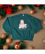 Vintage 90’s Christmas Is Family Fruit of the Loom Sweatshirt 2XL Granny... - $16.79