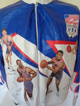 Kellogg&#39;s 1992 USA Olympics Dream Team Tyvek Jacket Basketball Adult Lar... - £36.75 GBP