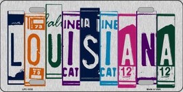 Louisiana License Plate Art Brushed Aluminum Metal Novelty License Plate - $353.59 MXN