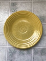 FIESTAWARE 7 1/4&quot; Sunflower Yellow SALAD DESSERT PLATE HOMER LAUGHLIN  - £14.44 GBP