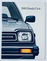 1981 Honda Civic Dealer Showroom Sales Brochure Guide Catalog - £7.43 GBP