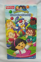 Fisher-Price Little People DISCOVERING Friendship VHS VIDEO NEW 5 Storie... - £11.63 GBP