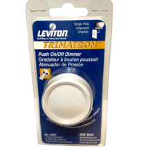 Leviton Trimatron Push On Off Dimmer Switch No 6681 New in Package - £13.26 GBP