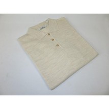 Mens PRINCELY Soft Merinos Wool Sweater Knits Light Weight Polo 1011-40 Lt Beige image 2