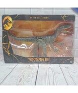 Mattel Jurassic World Amber Collection Velociraptor Blue GJN93 DAMAGED BOX - $213.03 CAD