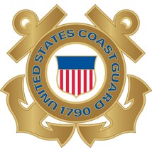 U.S. Coast Guard Medallion 7 1/4&quot; - £24.00 GBP
