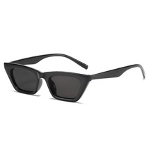 Small Square Cat Eye Sunglasses For Women Trendy Retro Skinny Cool 90S Sunglasse - £22.13 GBP