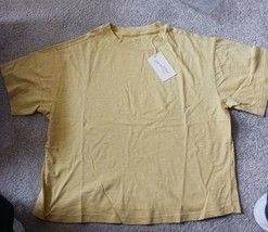 Universal Thread Women&#39;s Frozen lime Short Sleeve Boxy T-Shirt Sz L new ... - £6.22 GBP
