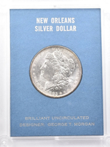1883 O- Morgan Silver Dollar-BU- Hard Case - £78.45 GBP