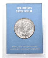 1883 O- Morgan Silver Dollar-BU- Hard Case - £78.36 GBP