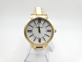 Anne Klein Watch Womens New With Tags Tested Gold Tone 32mm - £27.97 GBP