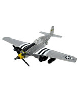 P-51 Mustang WW2 Diecast Aircraft Model, Motormax 4.5 Inch - $34.87
