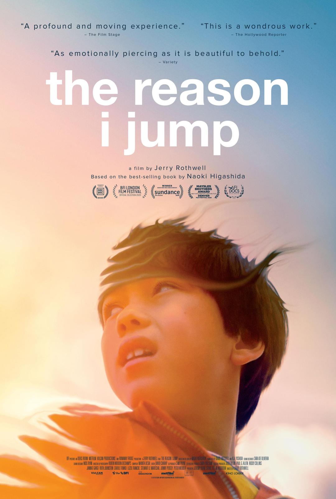 Primary image for The Reason I Jump Movie Poster Jerry Rothwell Art Film Print Size 24x36" 27x40"