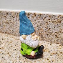 Garden Gnomes, Painted Cement 4" tall, 3 for $18 / $8 each, Fairy Garden Statues image 6