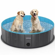 Foldable Dog Pool-Portable Kiddie Pool for Kids Bathing Tub for Large Small Dogs - £61.78 GBP+