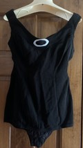 Antique Vintage Women&#39;s Black Swimsuit BRADLEY Knit Wear - $34.36 CAD