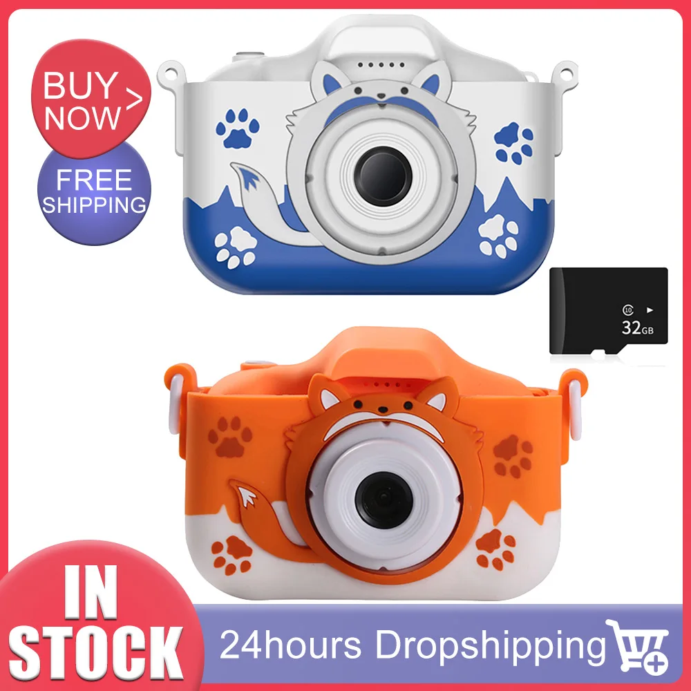 40MP Children Kids Camera Dual Lens HD Digital Video Camera 2.0 Inch IPS Screen - £22.01 GBP+