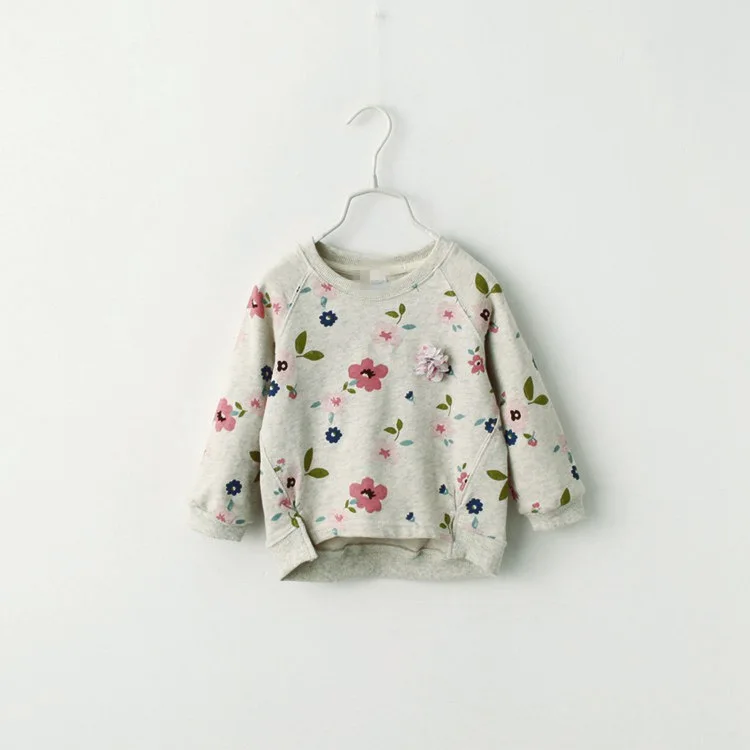 2 3 4 5 6 7 8 Year Girl Sweatshirt O-neck Long Sleeve Kids Sweatshirts for Girls - £75.23 GBP