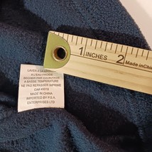 Due North Canada Men L Blue Full Zip Mock Neck Fleece Tourist Sweatshirt Jacket image 6