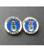 USAF Air Force Small Collar Lapel or Tie Pin Badge 1/2 inch Set of 2 - £7.79 GBP