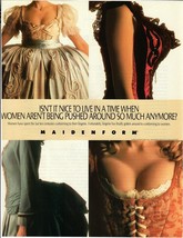 1991 Maidenform Lingerie Original Print Ad Women In Corsets Bustier Fashion - $9.70