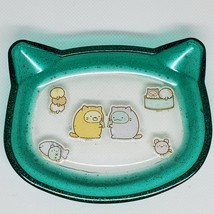 Resin cat dish - green - $10.00