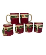 Southern Living At Home Gail Pittman Christmas Memories Mug Cups Set Of 6 - $86.85 CAD