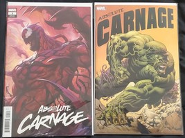 Absolute Carnage Issue #1 Hotz Variant and Stanley &quot;Artgerm&quot; Lau Variant - £10.06 GBP