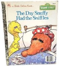 1988 The Day Snuffy Had the Sniffles Vintage Little Golden HC Book C Print - £3.98 GBP