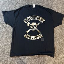 The Walking Dead Survivor T-shirt Tee Unbranded Black XXL 2XL Men - $9.95