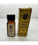 Black Shield Braclet Watch Oil By Swarchild &amp; Co. Vtg NOS New - $27.15 CAD