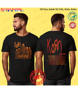 KORN ON TOUR 2025 T-shirt All Size adult S-5XL Kids Babies Toddler - $24.00+