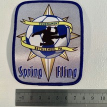 Bethlehem PA Spring Fling Soccer Tournament Fabric Patch Blue Logo Sew O... - £3.77 GBP