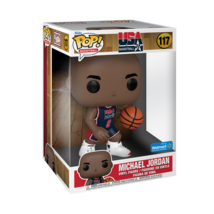 2021 Funko Pop Figure JUMBO 10&quot; Michael Jordan Dream Team Navy Walmart Exclusive - £55.38 GBP