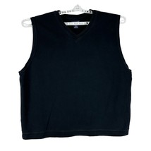 Cherokee Men&#39;s Black V-Neck Sweater Vest Size XXL - £14.74 GBP