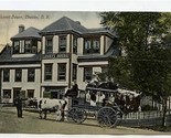 Lovett House Hotel Postcard Chester Nova Scotia Canada 1920s Oxen Drawn ... - $37.62