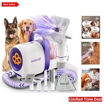Advanced Pet Grooming Vacuum: 99% Hair Collection &amp; Gentle Brush Attachm... - $165.28