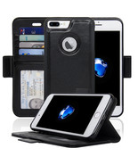  Navor Detachable Magnetic Wallet Case RFID Protection, Compatible iPhone 7 Plus - £13.03 GBP