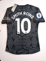 Emile Smith Rowe #10 Arsenal EPL Match Slim Black Away Soccer Jersey 202... - €69,04 EUR
