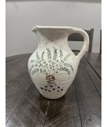 Royal Haeger Ceramic Pitcher Speckled Floral Flowers 180-99 2004 - $726.24 MXN