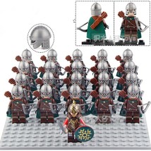 21pcs Lord of the Rings Rohan Warrior Archer Army The Riders of Rohan Minifigure - $32.96