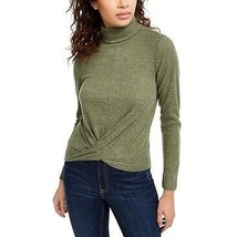 Crave Fame Junior Womens Cozy Twist Front Turtleneck Sweater, Small - £11.68 GBP