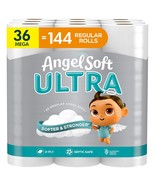 Angel Soft Ultra Toilet Paper, 36 Mega Rolls = 144 Regular Rolls, 2 Ply ... - $56.99