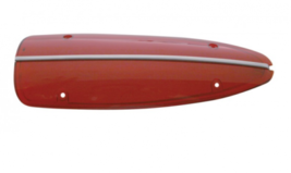 1958-1960 Corvette Lens Tail Light Red Stainless Steel Trim Import Each - $59.35